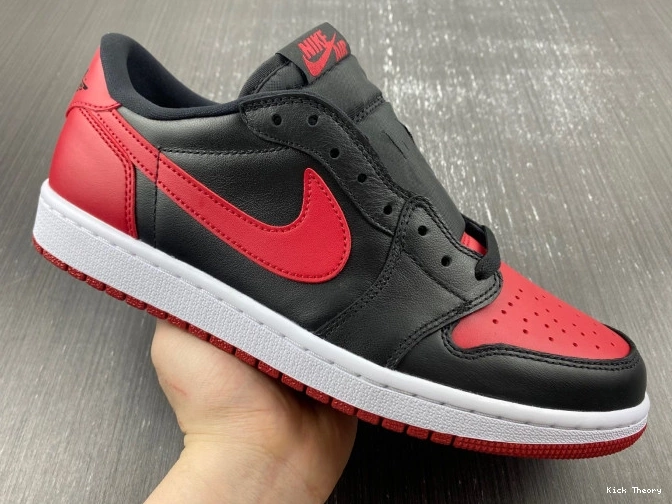 Kick Theory Bred 705329-001 Air 1 Low Retro Jordan 0730